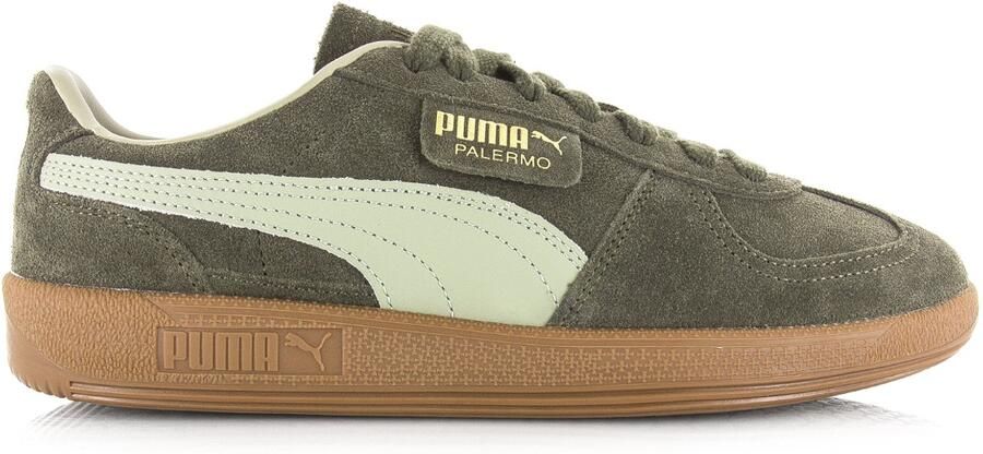 Puma Palermo dark olive lux army Suede Unisex