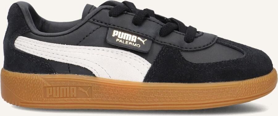 Puma Palermo sneaker van leer met suède details