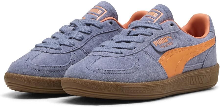 PUMA Palermo Jr Unisex Sneakers Gray Sky-Melon Glow