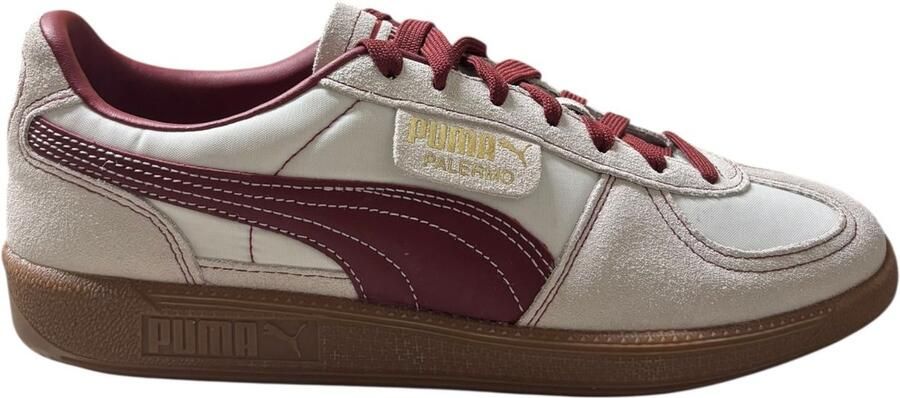 Puma Palermo sneaker van suède met leren details