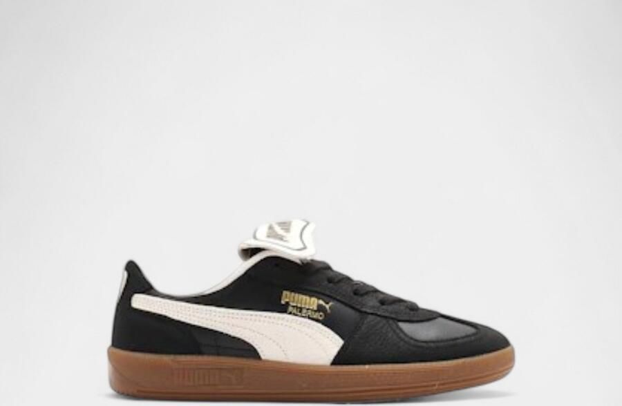 Puma Lage Sneakers Palermo Premium Black White Gum