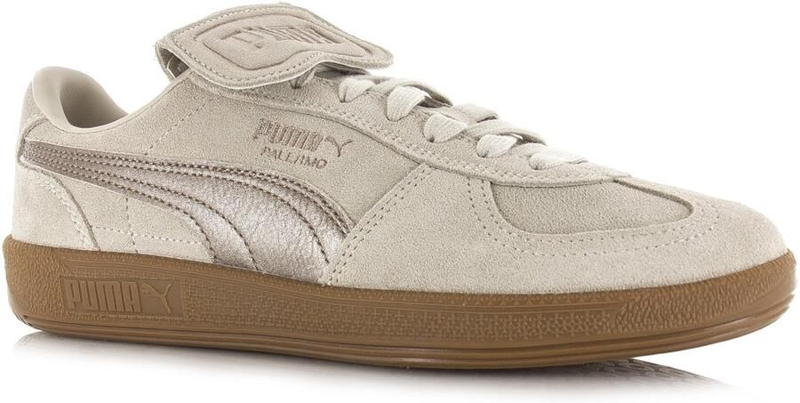 Puma Palermo Premium Metallic desert gum Suede Dames