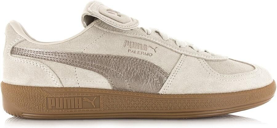 Puma Palermo Premium Metallic desert gum Suede Dames