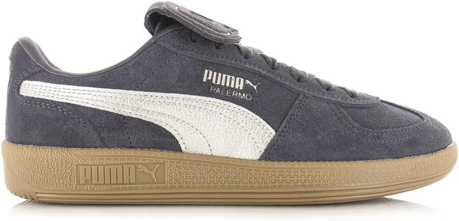 Puma Palermo Premium Metallic dusky gray Suede Dames