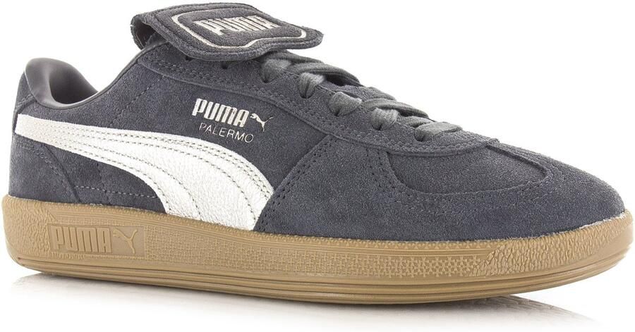 Puma Palermo Premium Metallic dusky gray Suede Dames