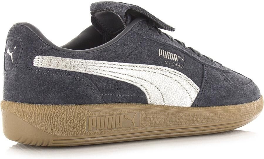 PUMA Sneakers laag 'Palermo Premium' donkergrijs zilver