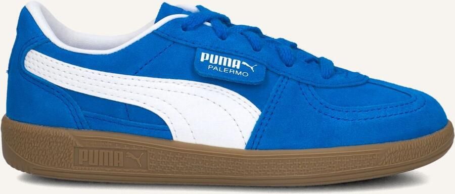 PUMA Palermo Ps Sneakers Kids Leren Sneaker Blauw