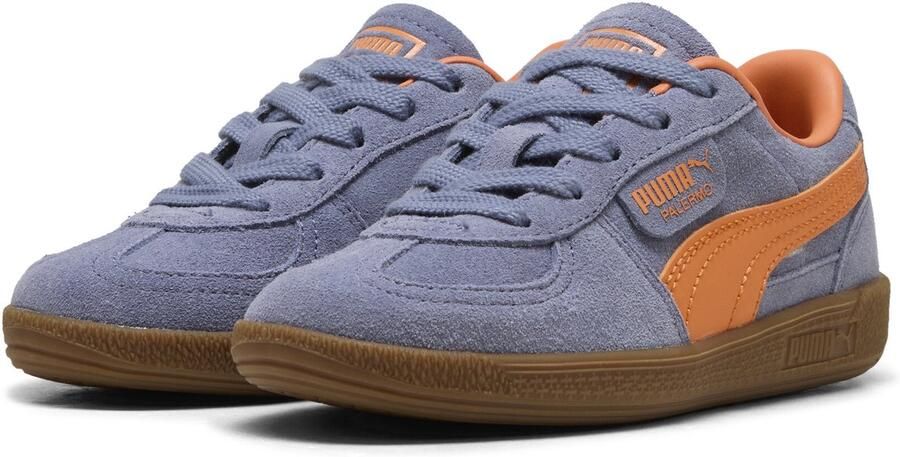 PUMA Palermo PS Unisex Sneakers Gray Sky-Melon Glow