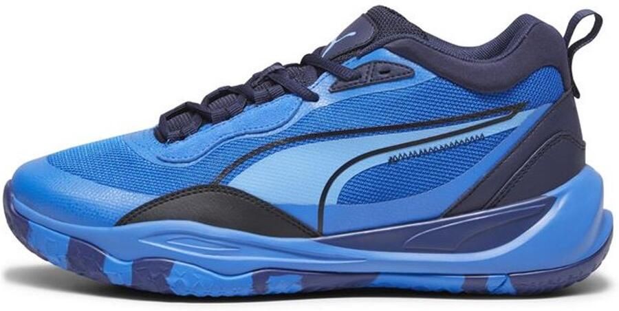 PUMA Playmaker Pro Basketbalschoenen Blauw Zwart