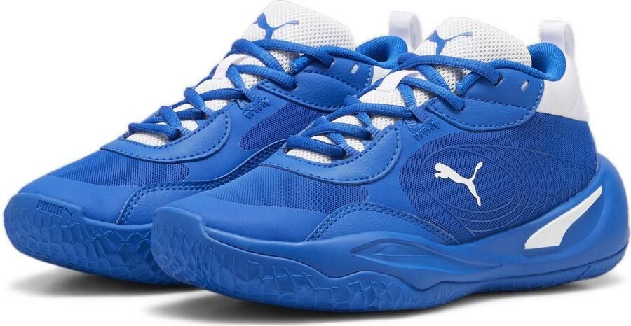 PUMA PLAYMAKER PRO JR unisex kindersneaker sportschoenen 310370 05 blauw