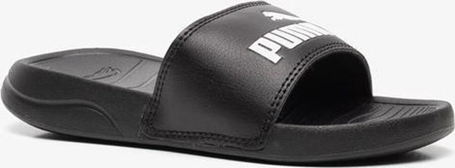 Puma Popcat 20 Jr. badslippers zwart wit Imitatieleer Logo 35 5 - Foto 5