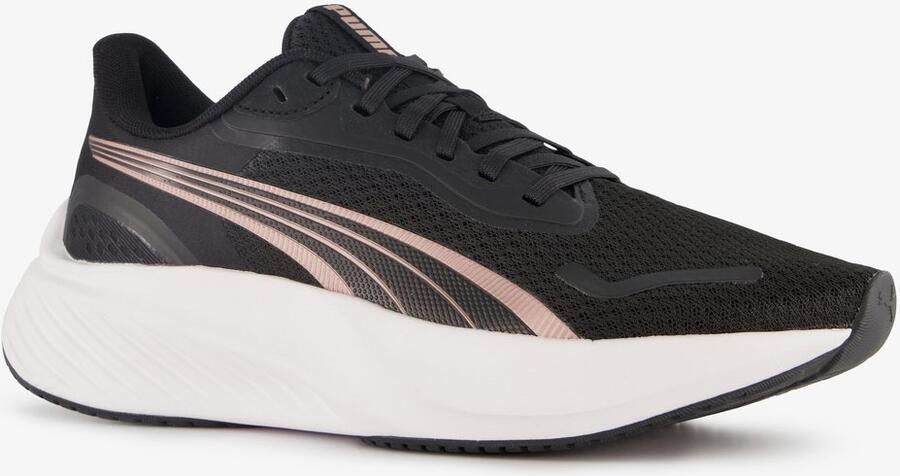 PUMA Pounce Lite dames hardloopschoenen zwart Uitneembare zool