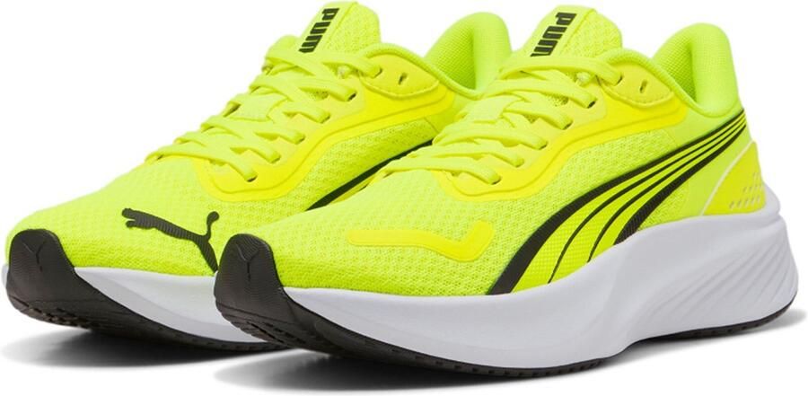 PUMA Pounce Lite Jr kindersportschoenen 401512 02 Geel-Zwart