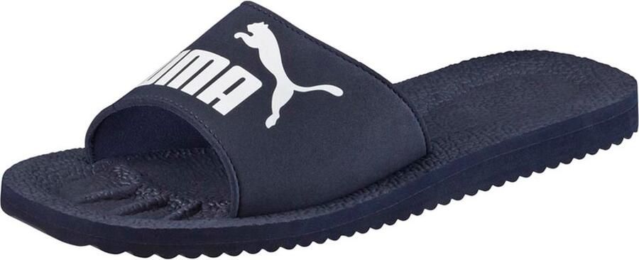 PUMA PureCat Slippers Unisex blauw wit - Foto 2
