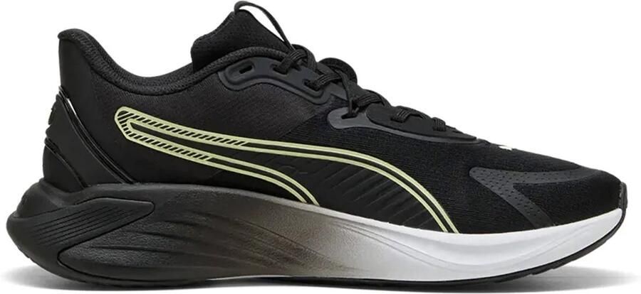Puma PWR Hybrid hardloopschoenen zwart wit geel - Foto 4
