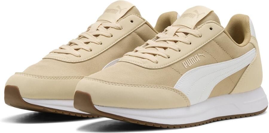 PUMA R78 Lightwind Unisex Sneakers Sand Dune- White-Canvas