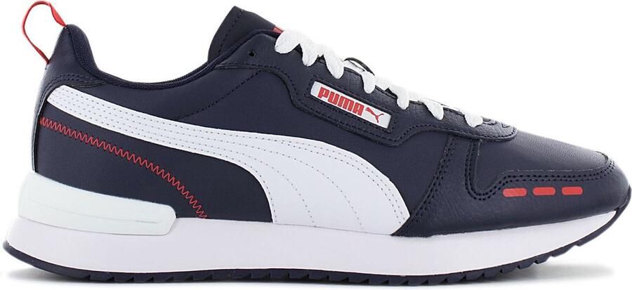 PUMA R78 SL Heren Sneakers Sportschoenen Schoenen Navy-Blauw 374127 - Foto 9
