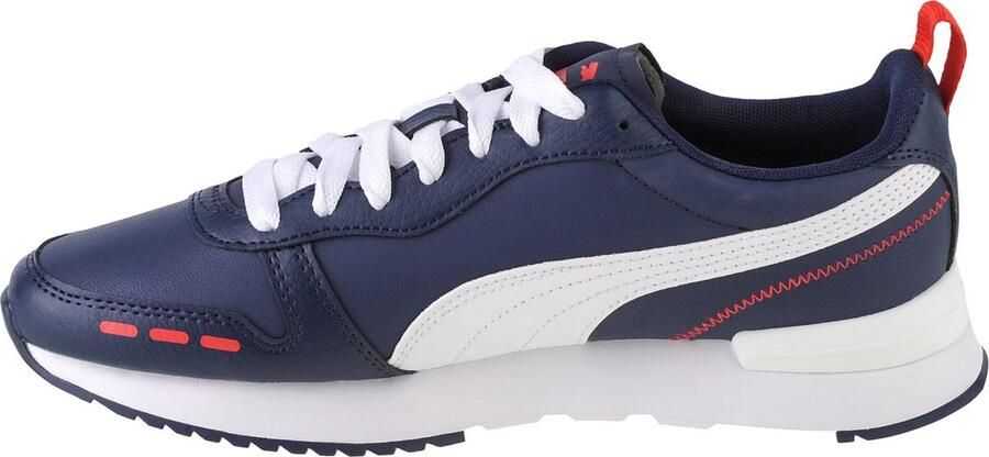 PUMA R78 SL Heren Sneakers Sportschoenen Schoenen Navy-Blauw 374127 - Foto 8