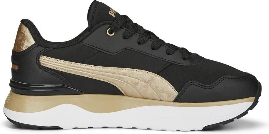 PUMA R78 Voyage Space Met Dames Sneakers Black Gold - Foto 4