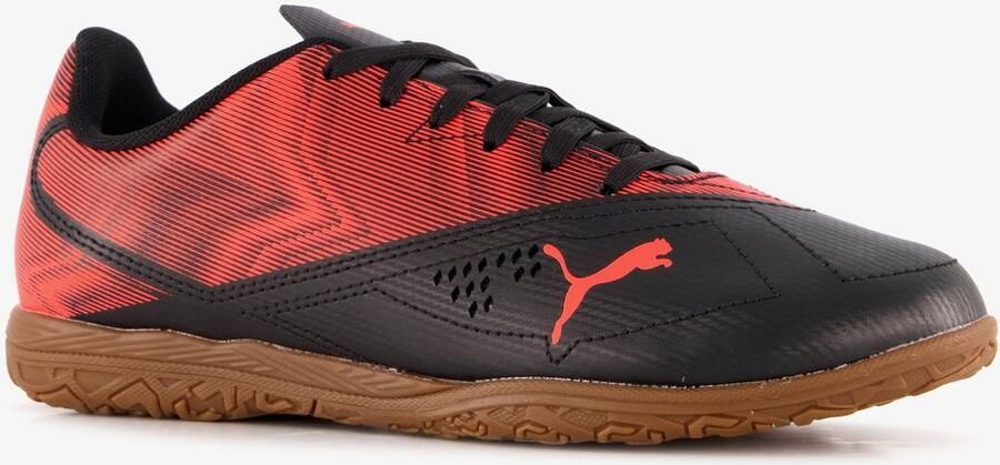 PUMA Rapid IT IC kinder zaalschoenen rood zwart Gymschoenen Uitneembare zool