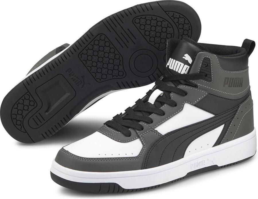 PUMA Rebound JOY Unisex Sneakers Dark Shadow- Black- White - Foto 3