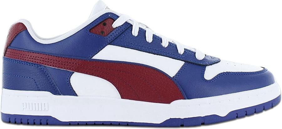 PUMA Rebound RBD GAME Low Heren Schoenen Leer Blauw-Wit