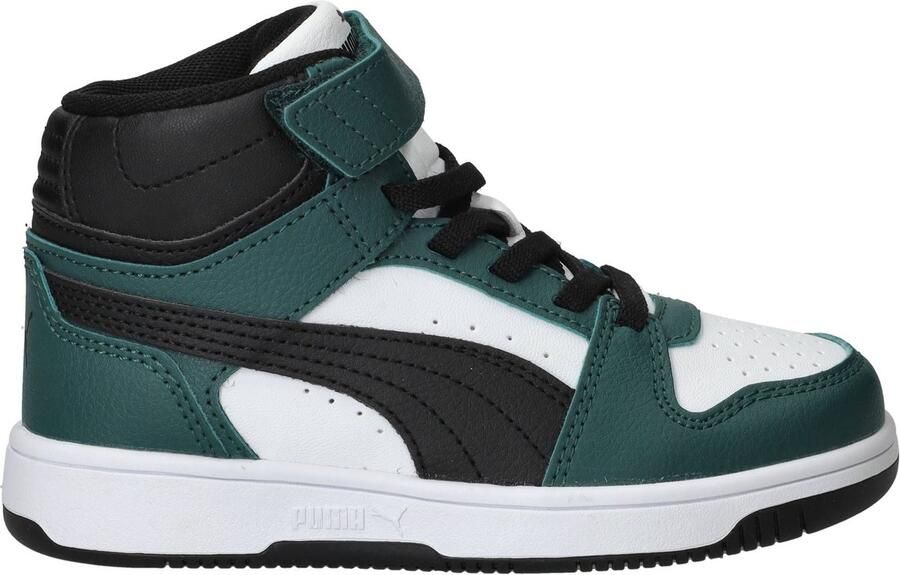 Puma Rebound Slam Mid sneakers groen zwart - Foto 4