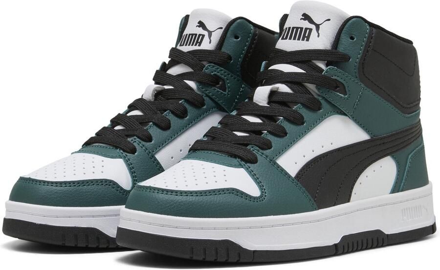 Puma Rebound Slam Mid sneakers groen zwart - Foto 4