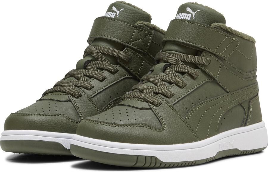 Puma Rebound Slam Mid sneakers olijfgroen - Foto 2