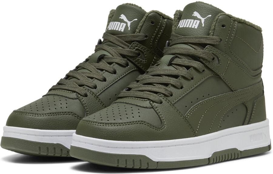 Puma Rebound Slam Mid sneakers olijfgroen - Foto 4
