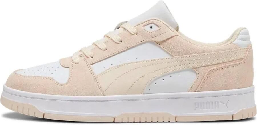 Puma Rebound Slam suède sneakers wit beige - Foto 4