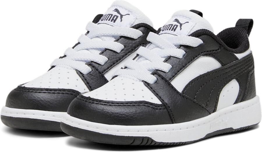 Puma Rebound V6 Low Jr Fashion sneakers Schoenen white black 37.5 beschikbare maaten:37.5