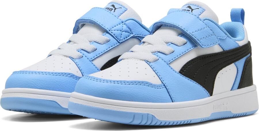 PUMA Rebound V6 Lo AC+ PS Unisex Sneakers Team Light Blue- Black- White - Foto 6