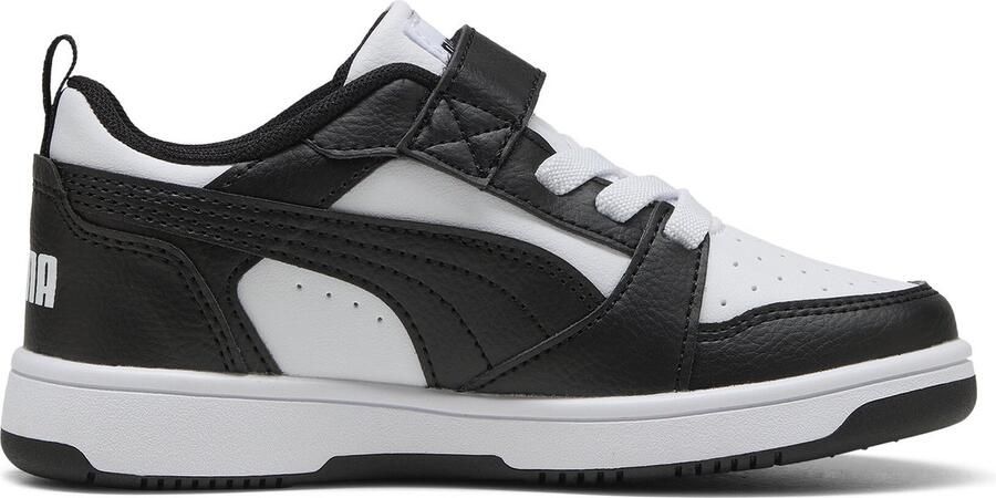 Puma Rebound v6 Low sneakers wit zwart Imitatieleer Meerkleurig 31 - Foto 4
