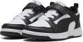 Puma Rebound v6 Low sneakers wit zwart Jongens Meisjes Imitatieleer Meerkleurig 32 - Wit