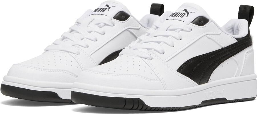 Puma Rebound V6 Low Fashion sneakers Schoenen white black black 36 beschikbare maaten:36 37.5 38.5 39