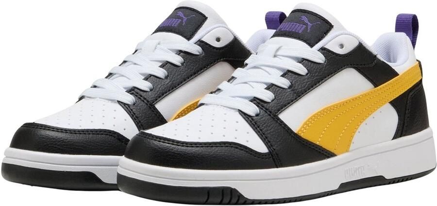 PUMA Rebound V6 Sneakers Jongens Zwart