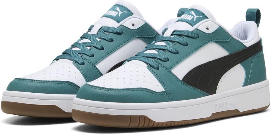 PUMA Rebound v6 Low Unisex Sneakers Emerald Ice- Black- White