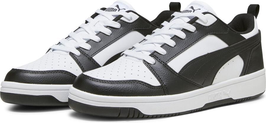 PUMA Rebound v6 Low sneaker sportschoen 392328 02 wit zwart - Foto 6