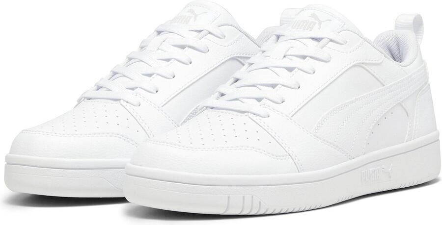 PUMA Rebound v6 Low sneaker sportschoen 392328 02 wit zwart