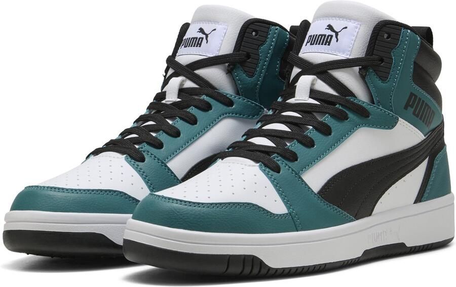 PUMA Rebound v6 Unisex Sneakers Emerald Ice- Black- White