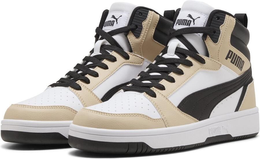 PUMA Rebound v6 Unisex Sneakers Toasted Almond- Black- White
