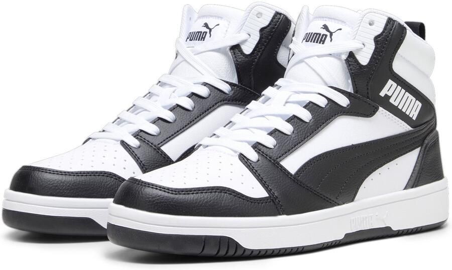 PUMA Rebound v6 hoge sneakerlaarzen laarzen sneaker 392326 01 wit zwart
