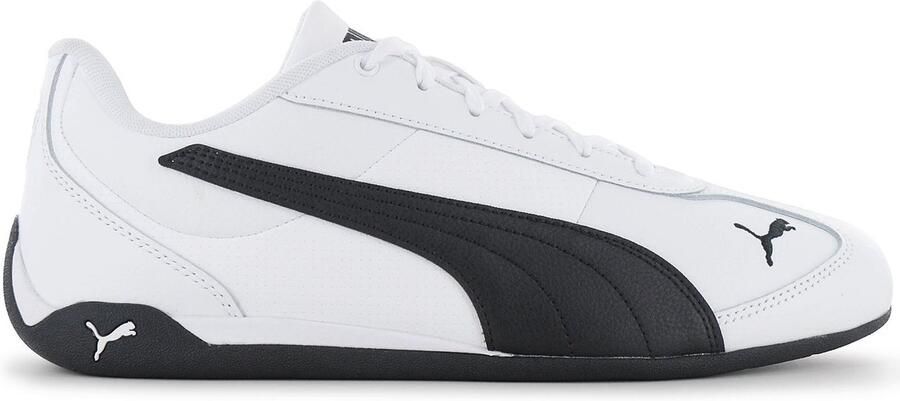 PUMA Replicatch Heren Sneakers Schoenen Leer Wit 405096