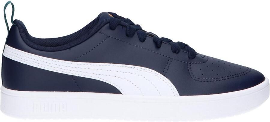 PUMA Rickie Junior Sneakers ) Donkerblauw Wit - Foto 4