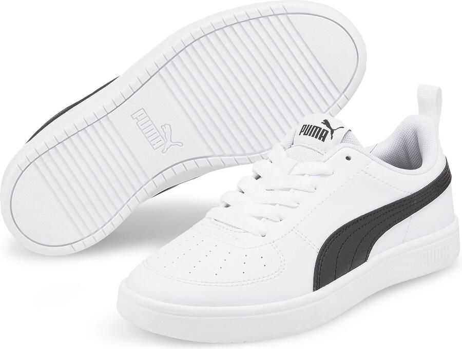 Puma Wit-Zwarte Sneakers voor jongeren White