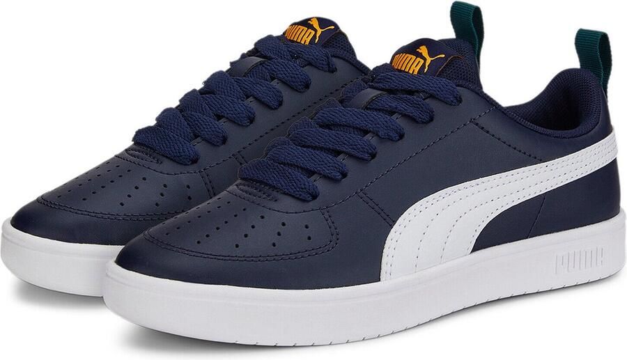 PUMA Rickie Junior Sneakers ) Donkerblauw Wit