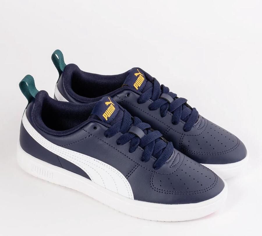 PUMA Rickie Junior Sneakers ) Donkerblauw Wit - Foto 2