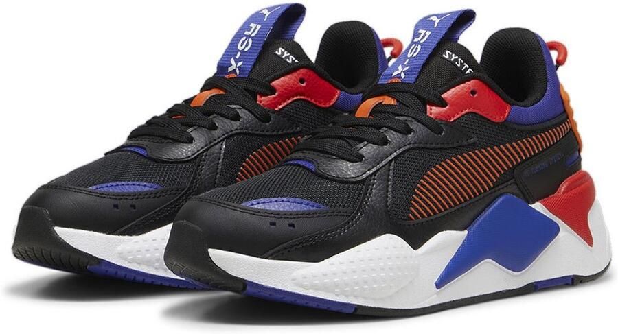 Puma RS-X Geek sneakers zwart kobaltblauw oranje - Foto 2