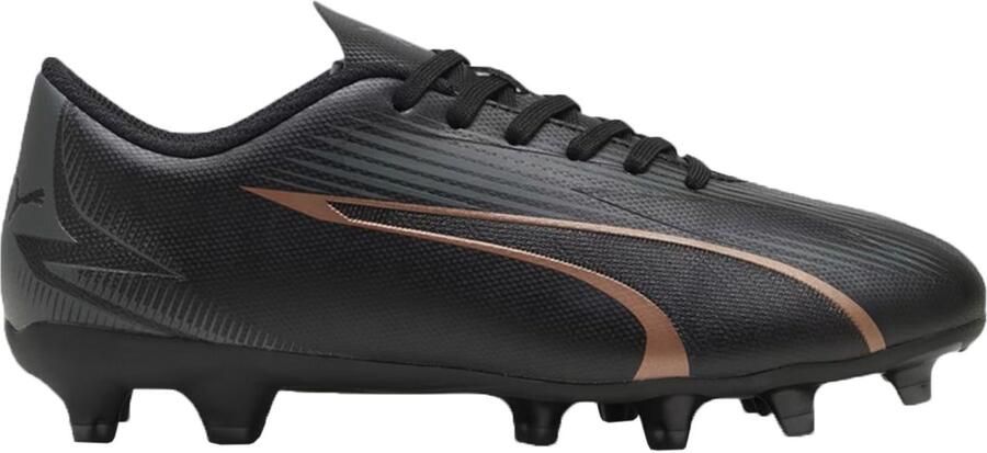Puma Ultra Play FG AG Junior voetbalschoenen zwart koper Imitatieleer 28 - Foto 4